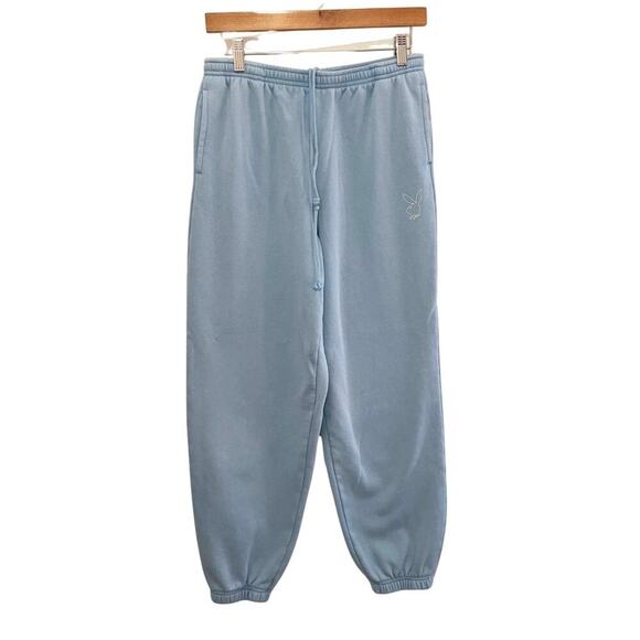 Playboy x PacSun Blue Sweatpants Joggers Size Small 722G - Picture 1 of 10